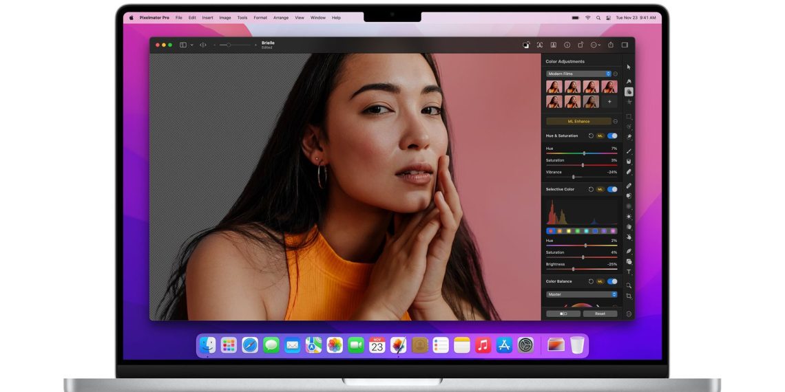 نسخه ی جدید برنامه ی Pixelmator Pro 2.3