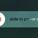 مشکل slide to power off