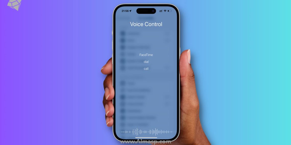 ویس کنترل در آیفون