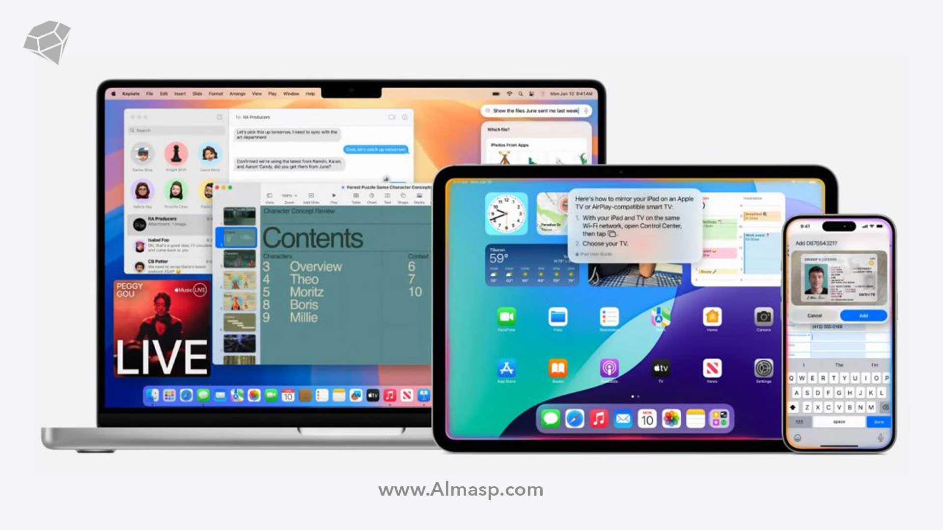 iOS 18، iPadOS 18 و macOS Sequoia