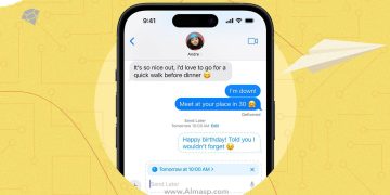 زمان‌بندی پیام‌ها در iMessage