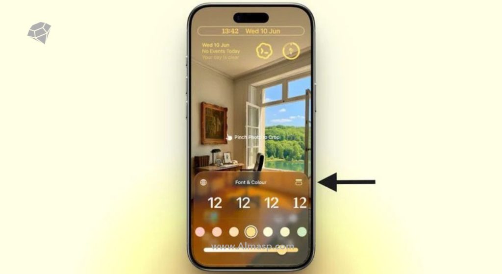 طراحی جدید ساعت Lock Screen